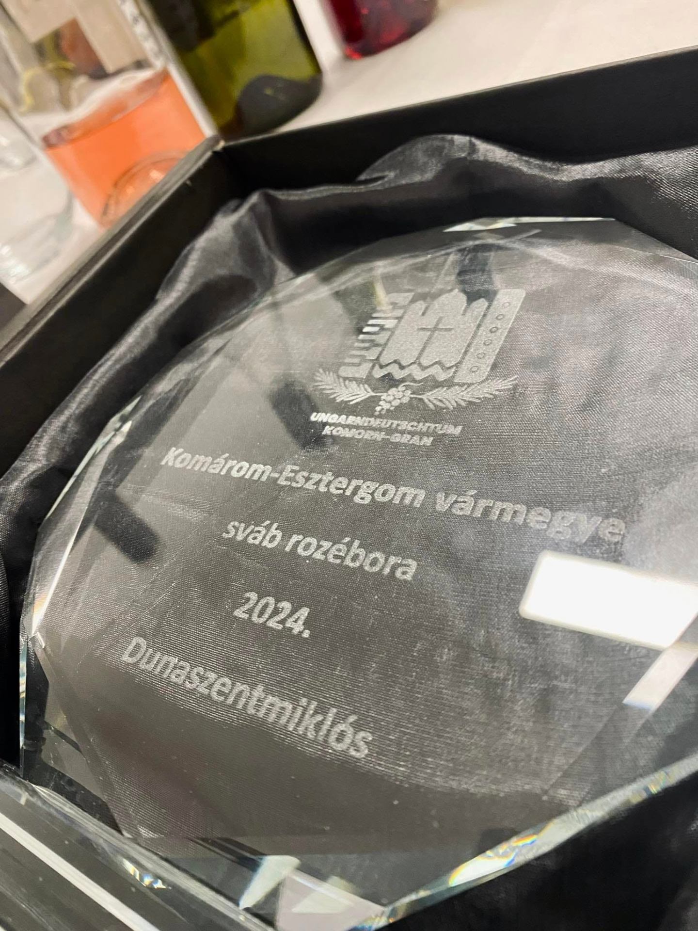 Hubik Pincészet díj 3